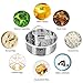 Instant Pot Accessories Steamer Basket with Egg Steamer Rack, Divider, Fits Instant Pot 5,6,8 qt Pressure Cooker, Stainless Steel, 3 Pcs Set