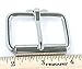 Dangerous Threads Heavy Duty Roller Buckle - Nickel Finish - Various Sizes (1 Piece, Nickel - 2