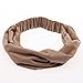 DANMY Women Elastic Flower Printed Head wrap Headband Young Girls Twist Knotted Hair Band