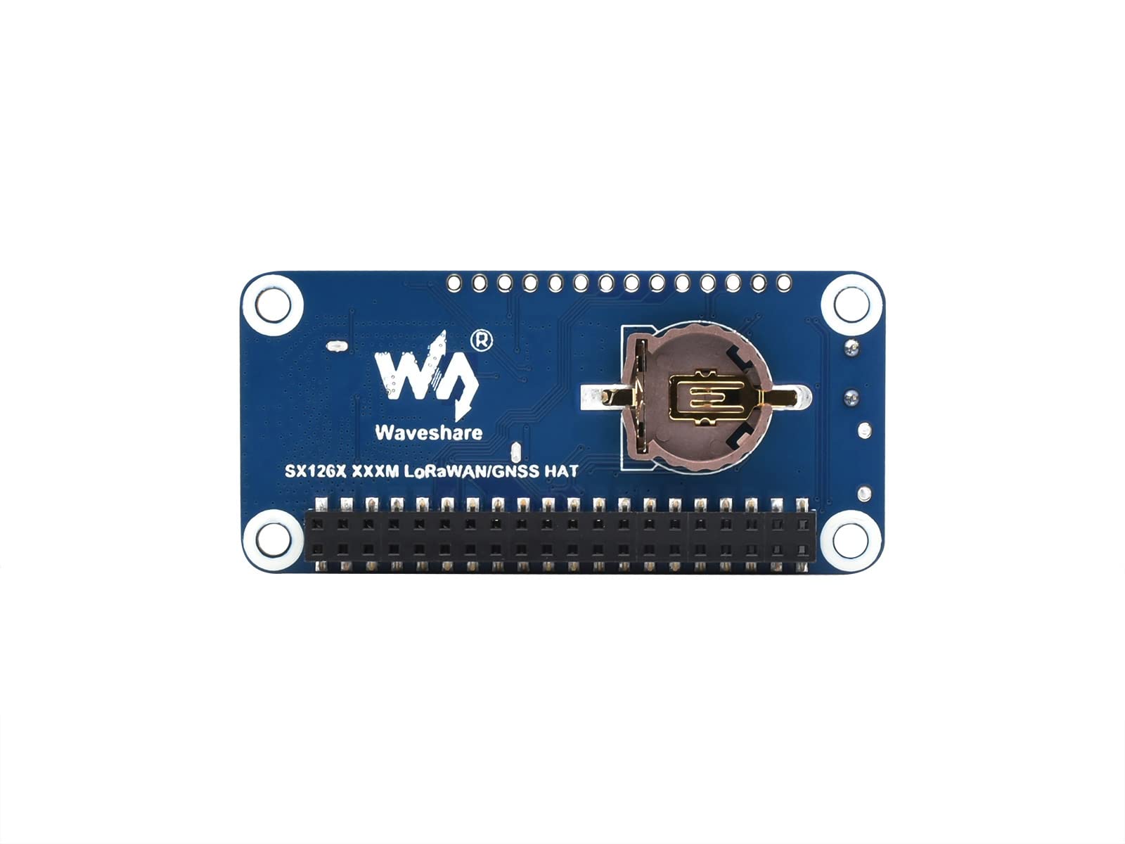 Waveshare SX1262 868/915M LoRaWAN Node Module, LoRaWAN/GNSS Expansion Board for Raspberry Pi, with L76K Module, Sucker&GPS Antenna, for HF band, LoRaWAN Networks Building Support Meshtastic Project