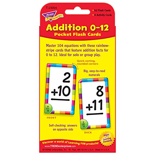 Addition Pocket Flash Card Game