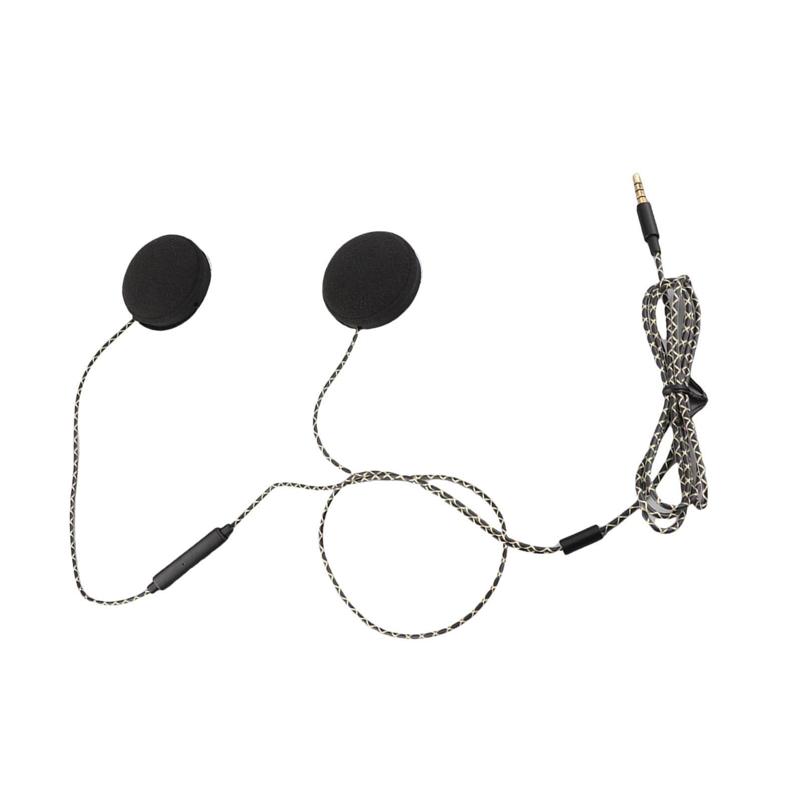 For Helmet Headphones - Motorcycle Helmet Audio Headset, Wired, Hands-Free Calling, 3.5 Mm, Noise Canceling