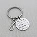 The Love Between a Mother and Daughter is Forever Keychain Mother's Day Gift Mother Daughter Gift