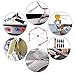 Furuix 58pcs Paintless Dent Repair Kit Paintless Dent Repair Kits Car Dent Puller Slide Hammer Kits Hail Repair Kit Dent Repair Paintless Dent Repair Kit Glue Puller Kit with Tab Lifter G Tab Lifter