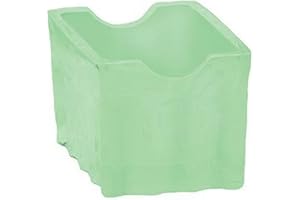 Tablecraft HJ121 Sugar Packet Holder, 3.5" x 2.5" x 2.125", Green