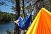 GOLDEN EAGLE Double Eagle Camping Hammock Set - Incl. 2 carabiners and 2 ropes - 118 x 78 in - 600 lbs load - Top Rated Best Quality Lightweight Parachute Nylon 210T. X-MAS GIFT. 2 YEARS-WARRANTY.