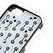 iAnko Cute Decompression Bubble Wrap Shell Puchi Puchi Soft Silicone Phone Case for Apple Iphone 5 5s (black)