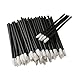 Shintop Disposable Lip Brushes Lipstick Gloss Wands Applicator Perfect Make Up Tool (50pcs Black)