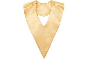 Contemporary Satins Graduation Stole Triangular V Shape Design for University Ceremonies Prom Attire Adult Graduation Stole