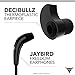 Decibullz - Custom Molded Adapters for Jaybird Freedom F5 and Jaybird Freedom 2 Earphones, for Your Freedom (Black)
