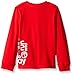 adidas Little Boys' Basic Long Sleeve Tee Shirt, Light Scarlet, 5