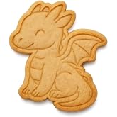 Fantasy Chibi Dragon Cookie Cutter - 4x3.5" Creative Baking