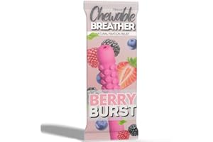 GENERIC Health Chews Chewable Breather Berry Burst Edition – Natural Aromatherapy Quit Smoking Aid & Quit Vaping Tool – Essential Oil Infused Craving Relief, Anxiety Support, Stress Relief Tool, Reusable