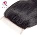 HLSK Brazilian Hair Bundles With Closure 4 Pcs 8