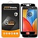 (2 Pack) Supershieldz Designed for Motorola (Moto E4 Plus) and Moto E Plus (4th Generation) Tempered Glass Screen Protector, (Full Cover) Anti Scratch, Bubble Free (Black)