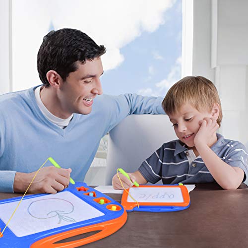 image for FUN LITTLE TOYS 2 Magnetic Drawing Board, Doodle Drawing Board for Tod