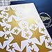 Mozamy Creative Star Wall Decals (189 Count) Gold Star Decals Nursery Decals Removable Peel and Stick Wall Decals, Vintage Gold