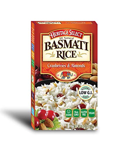 Buy Basmati Rice by Heritage Select (6-Pack, 6.05oz Box) Cranberries ...