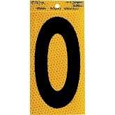 Hy-Ko Products 5" BLK/YEL Reflective #0
