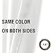 Vangao White Curtains 84 Inches Long 2 Panels for Living Room Bedroom Faux Silk Semi-Sheer Grommet Top Window Drapes