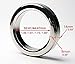 Male Stainless Steel Cock Ring Enhancer Testes Weight Bearing Metal Device Delayed Ejaculation Enhancer Ring (1.49