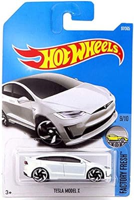 Hot Wheels 2017 Factory Fresh Tesla Model X 97365 White