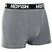 HOFISH Men's Seamless Comfort Soft Cotton Boxer Brief, 2020COLOR14, Small