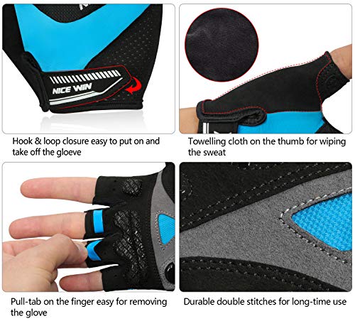 NICEWIN Fietshandschoenen Mountainbike Motorcycle-2020 Upgrade Klassieke Halfvinger Road Fietshandschoen voor Mannen… - Image 5