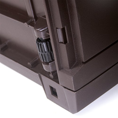 Casaria Auflagenbox 310 Liter Haltegriffe UV-Beständigkeit Rollbar 119x48x60cm Garten Terrasse Balkon Truhe Gartenbox… – Bild 5