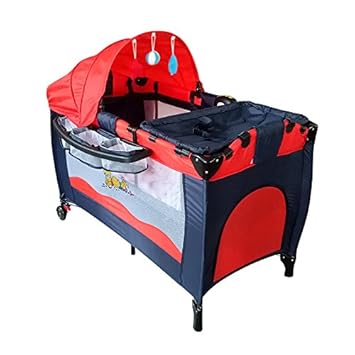 travel cot as playpen