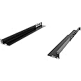 Tecmojo Universal 1U Rack Mount,4-Post Fully Shelf Rail,20.1-31.5 Inches deep Adjustable Depth for APC HP IBM DELL Compaq, Black