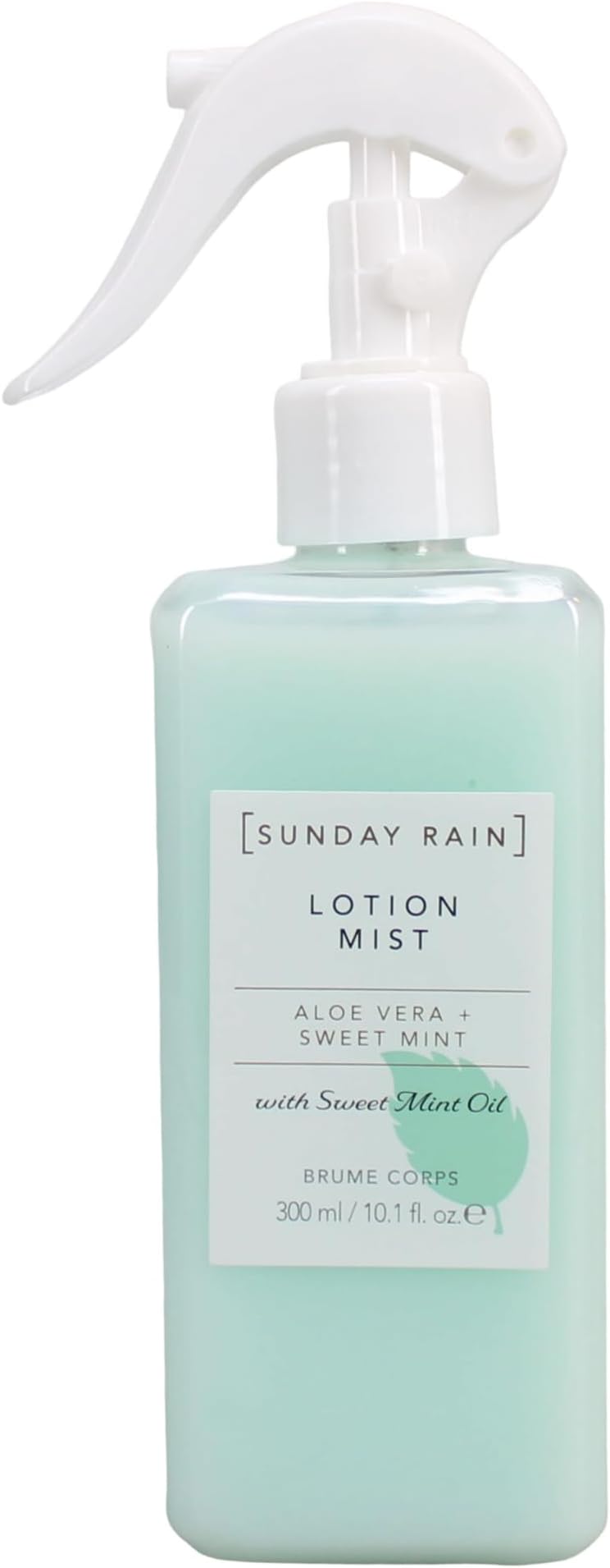 Sunday Rain Moisturising Body Lotion Mist Aloe Vera Sweet Mint Vegan Cruelty