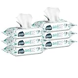 Seventh Generation Thick & Strong Free and Clear Baby Wipes Refill, Pack of 6 (Total 384 Count)