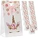 Premium Unicorn Party Favor Treat Bags, Goddie and Candy Bags, Party Supplies for 12 by Party Crush. Perfect for Birthdays and Baby Showers.