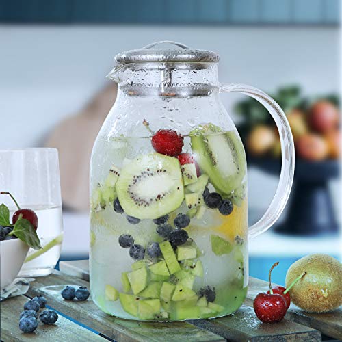 2 Hiware+Ounces+Glass+Pitcher+Spout