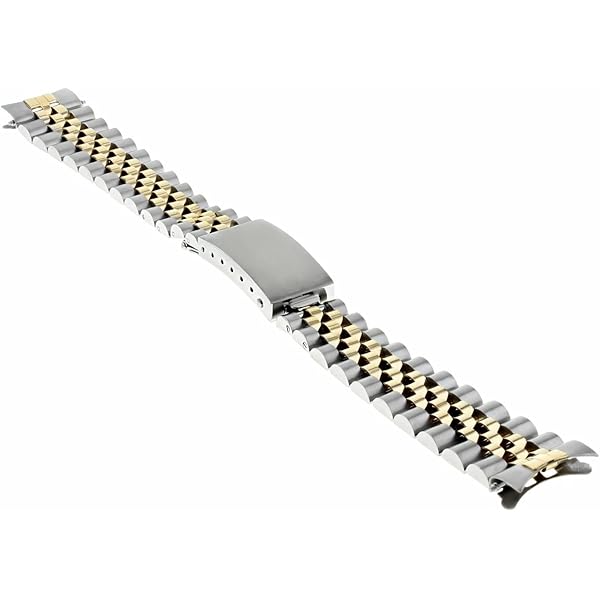 Amazon.com: Ewatchparts Jubilee 18K Stainless Steel Two Tone
