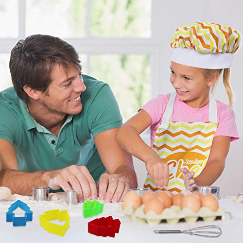 Real Kids Baking Set for Girls – 27 Pcs Gift Set Includes Kids Apron, Chef Hat, Oven Mitt, Real Baking Tools and Recipes for The Curious Young Junior Chef