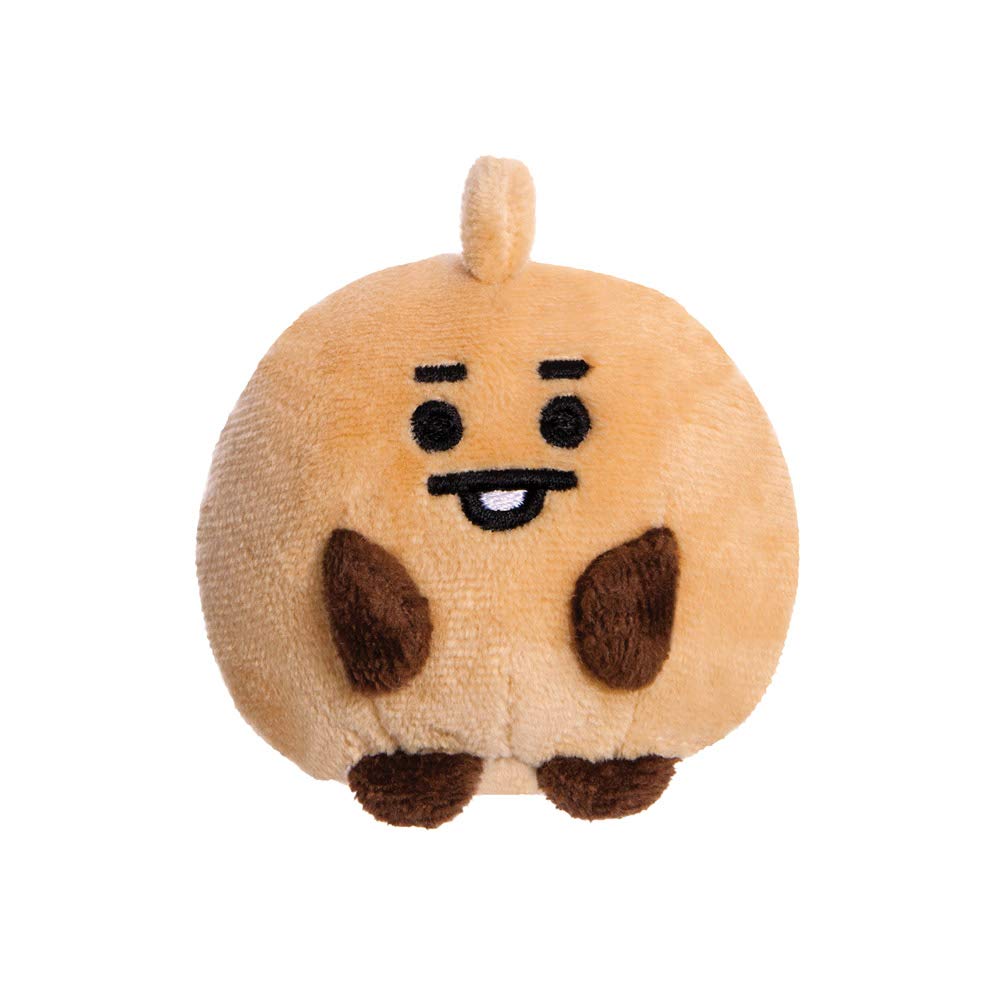 AURORA BT21 Official Merchandise, Baby SHOOKY Pong, Soft Toy, Brown