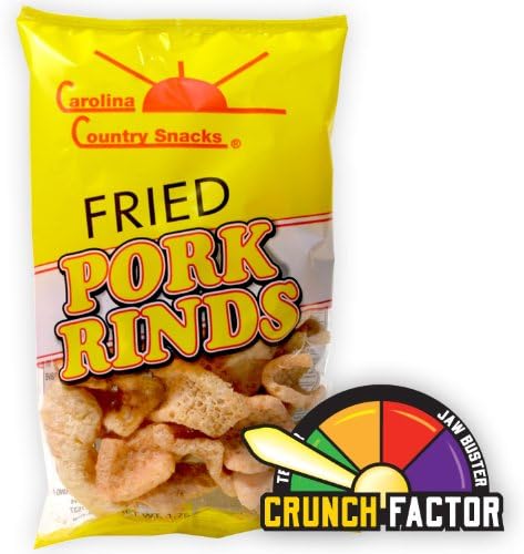 Fried Pork Rinds Plain 24 Bags