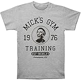 Rocky Mick's Gym Training 1976 Distressed Heather Gray T-shirt Tee