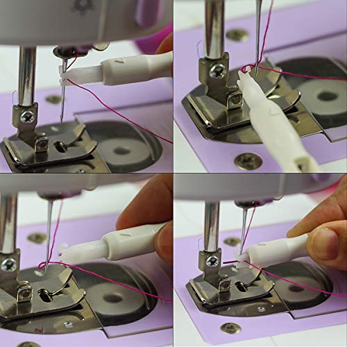 Yuehuam Sewing Needle Inserter Automatic Needle Threader Needle Threading Needle Tool Threader Insertion Applicator for Sewing Machine (1) - Thumbnail 6