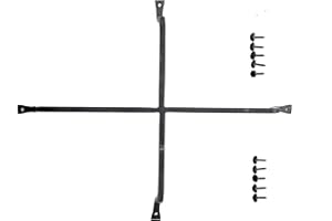 The Rustic Express Speakeasy Door Iron Grill - Decorative Iron Bars for Peephole and Door Viewer, Grill for Window - Home, Office, & Wine Cellar Hardware Gate - 19-1/2" x 15-1/2"