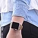 iiteeology Compatible with Apple Watch Band 38mm 40mm 42mm 44mm, Shiny Bling Glitter Leather Band for iWatch SE Series 6/5/4/3/2/1 Women Girls (Gold, 42mm)