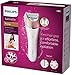 Philips Satinelle Prestige BRE650, Wet & Dry Hair Removal Epilator, Rechargeable, 10 accessories