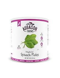 Las granjas de augason dehydrated Espinacas Copos