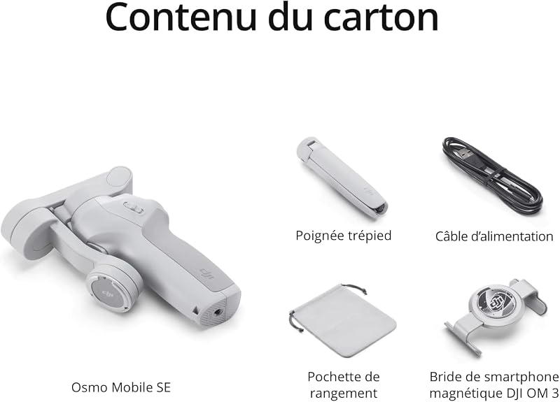 Osmo Mobile SE, nacelle pour téléphone à 3 axes