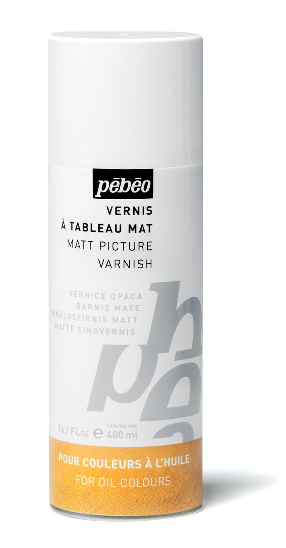 Pebeo 400 ml Solvent Based Matt Varnish, Transparent
