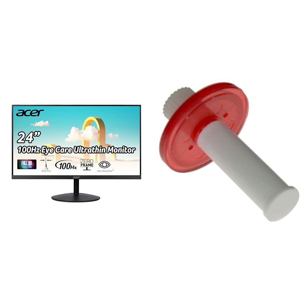 Acer SB242Y Hbi 23.8" Full HD (1920 x 1080) Zero-Frame Gaming Office Monitor & ChemoPlus Vial Vent Chemo Dispensing Pin Image