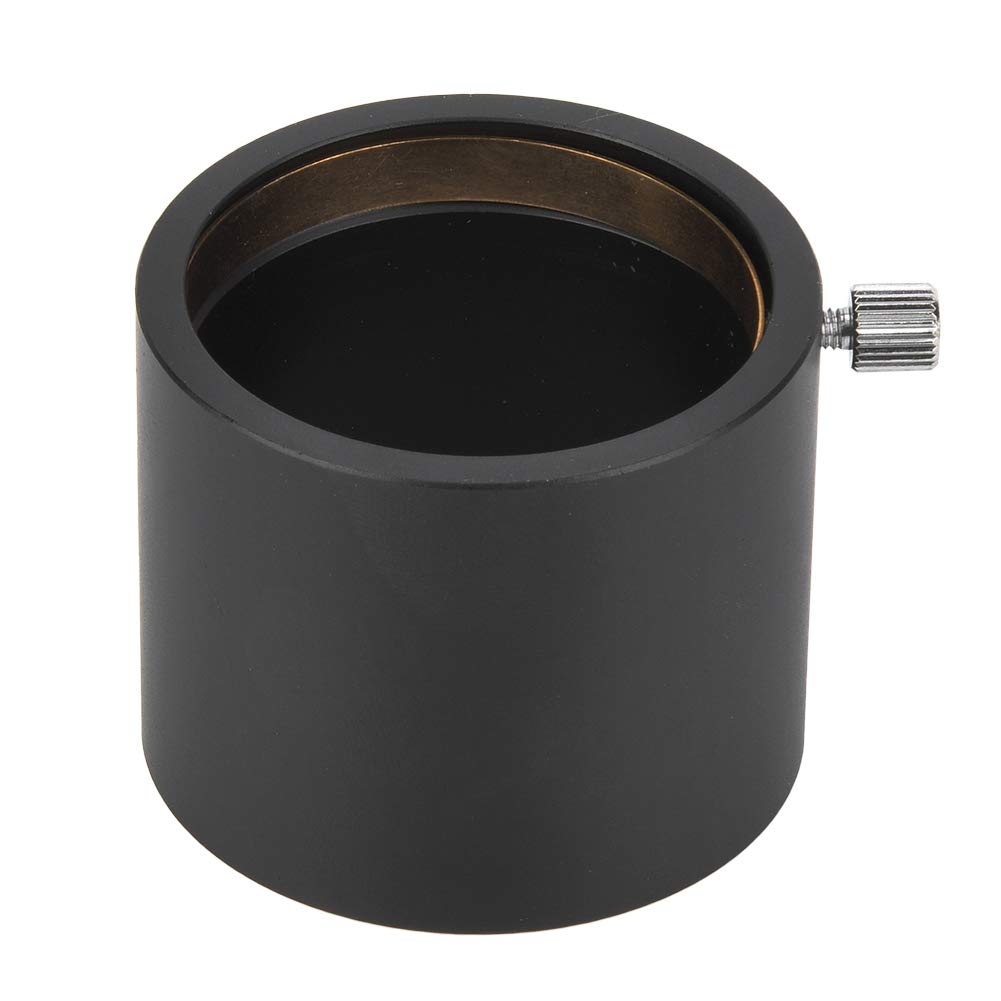 Sxhlseller Telescope Adapter Barrel, M48-2'' Aluminum Alloy Corrosion-resistant Metal M48*0.75 Telescope Mount Adapter Barrel to fit 2 Inch Telescope Eyepiece