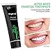 Activated Charcoal Teeth Whitening Toothpaste 2 Pack with a Jarosa Organic Lip Balm 3d White, Organic Bamboo Charcoal, Destroys Bad Breath Removes Smoke Stains and Coffee Stains, 4 oz By Bright Up